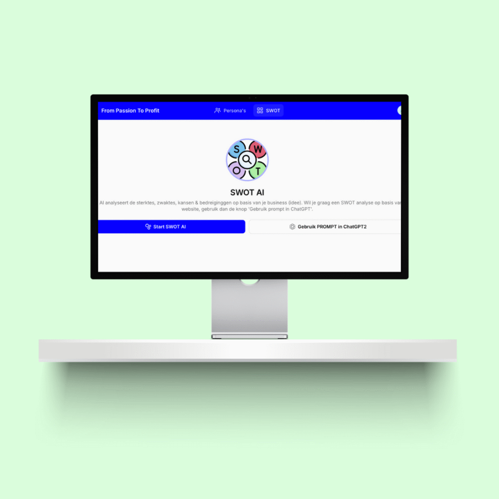 Bonus voorbeeld - SWOT AI