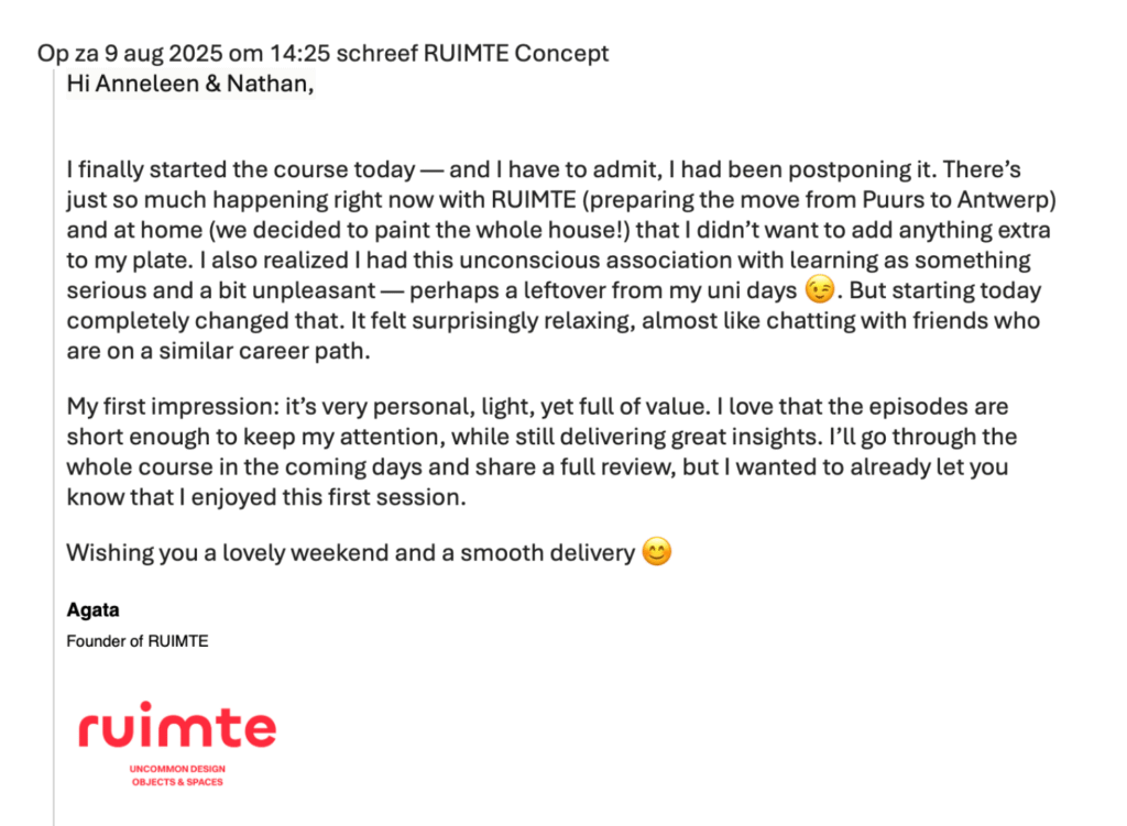 Grid review - From Passion to Profit - RUIMTE